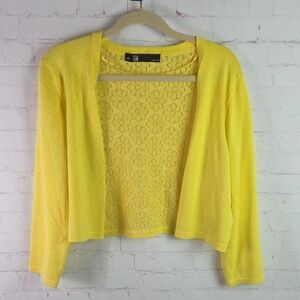 Leslie Fay Sunny Yellow Cardigan